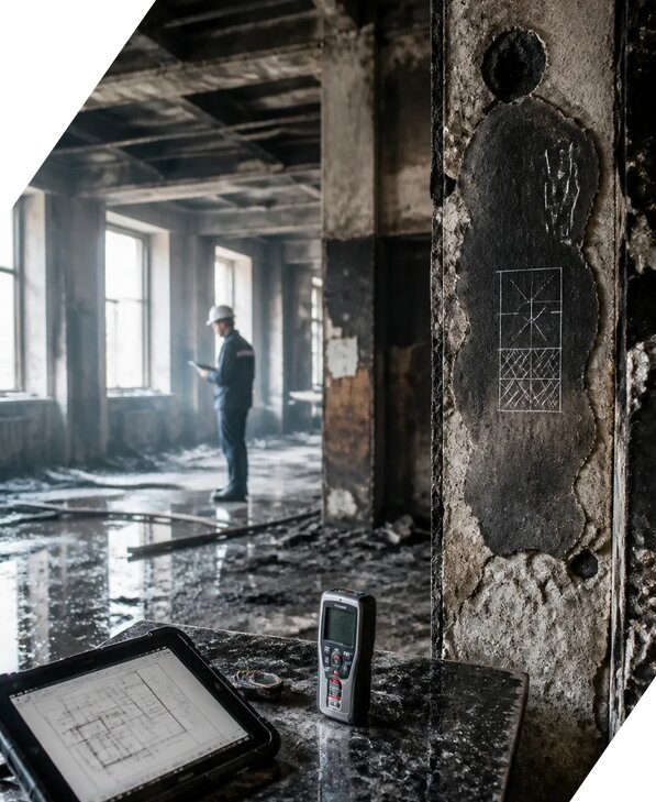 Обследование зданий после пожара в Вичуге от 15239 р. | ЭкспертизаРоссия