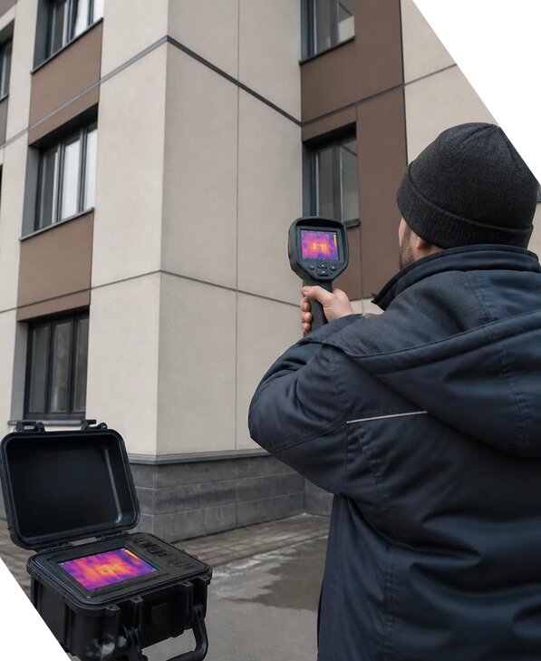Тепловизионное обследование зданий и сооружений в Вичуге